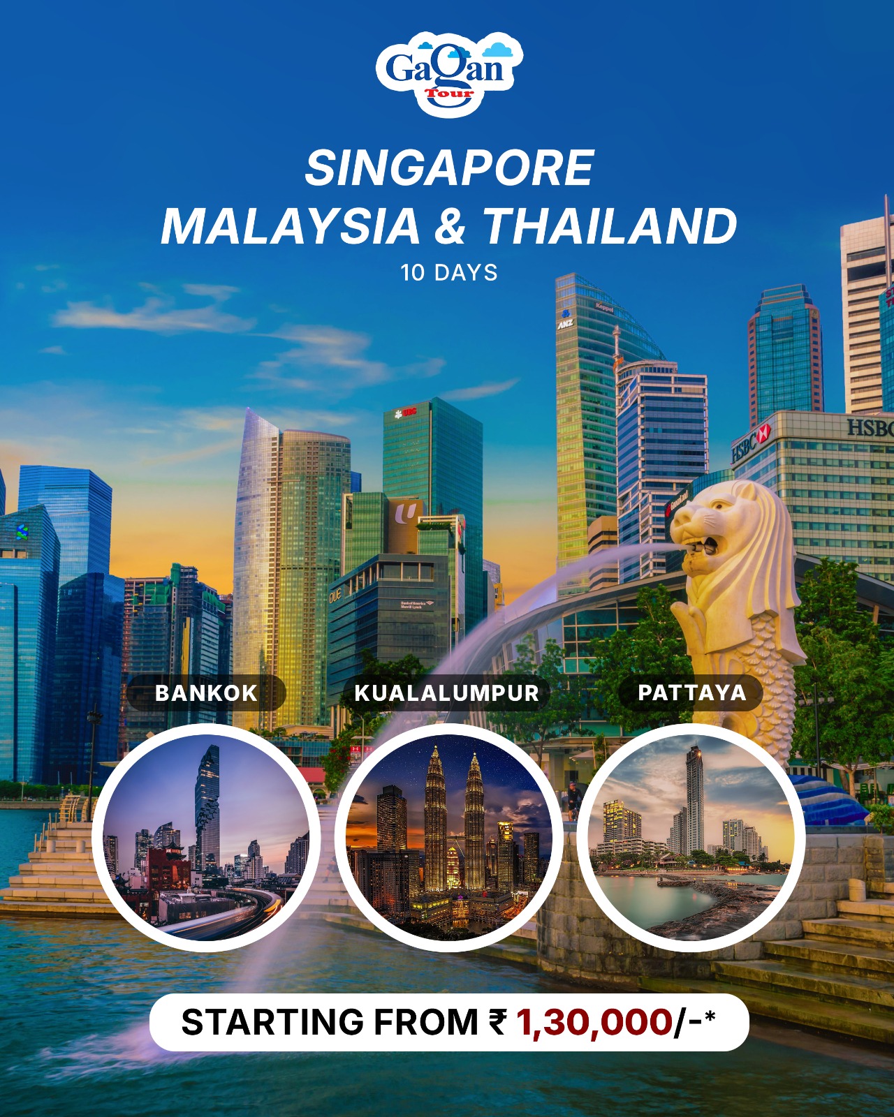 Singapore, Malysia & Thailand